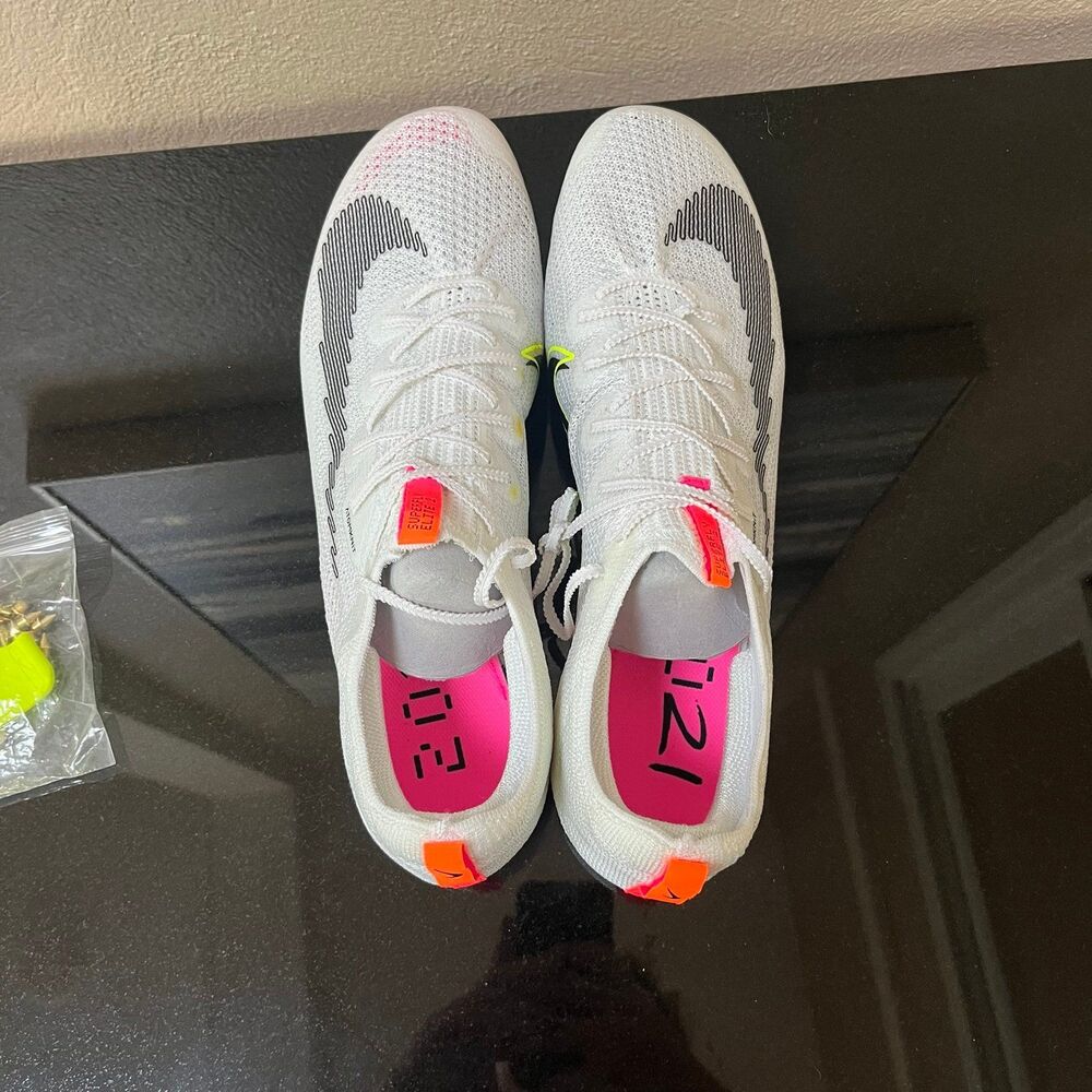 Nike Zoom Superfly Elite 2 Rawdacious Track Shoes Men’s 15 White Pink DJ5391-100 - Picture 5 of 8